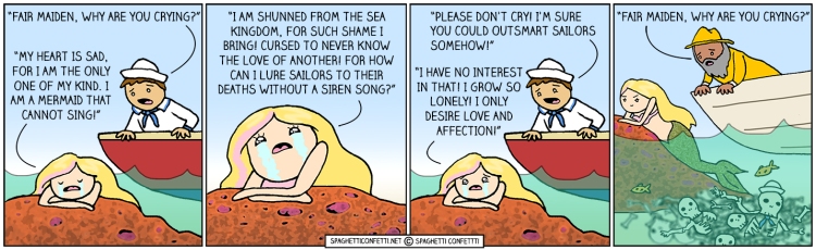 mermaid can't sing